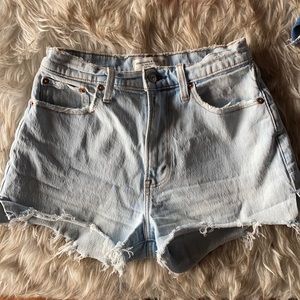 Abercrombie & Fitch light wash shorts